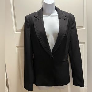 Black Embroidered Blazer